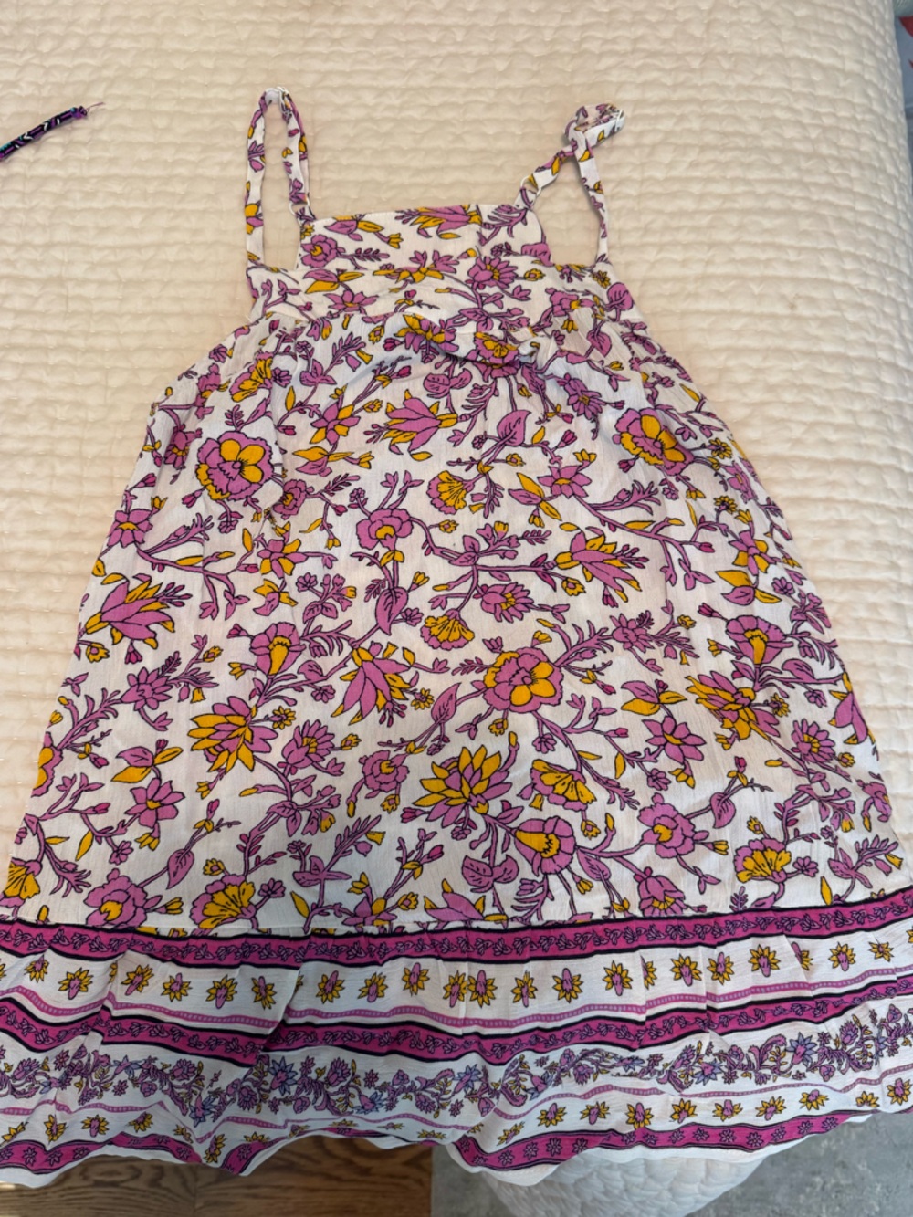 Old Navy Summer Blouse with Pink & Yellow Print